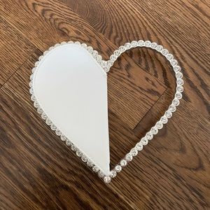 Rhinestone Heart Shape Small Evening Clutch